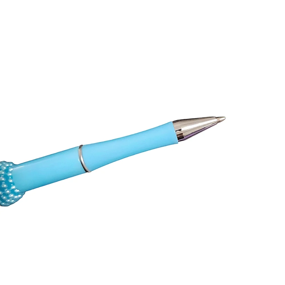 Dia De Los Muertos Catrina Beaded Ballpoint Twist Pen Blue